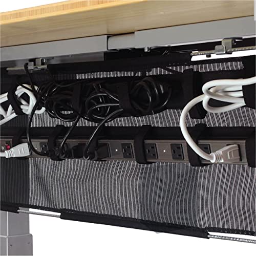 StandDesk Desk Cable Management Tray, Cord Organizer, and Cable