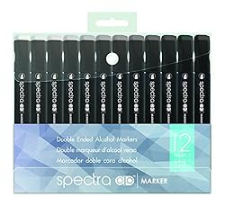 AD Marker Chartpak Spectra, Tri-Nib and Brush