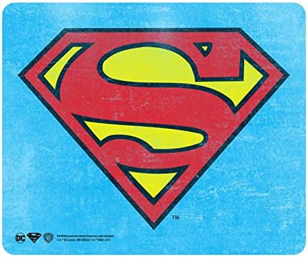 Superman Mouse Mat Pad Classic Shield Logo Official Dc Comics Blue