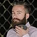 Beard Care Grooming Kit for Men - Boar Bristle Beard Brush, Sandalwood Beard Comb and Facial Hair Trimming Scissors by GentlemanRa.