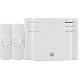 GE Wireless Doorbell Kit, 2 Push Buttons Door Bells
