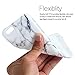 SANKTON iPhone 6 / 6s case Marble, Slim-Fit Anti-Scratch Shock Proof Anti-Fingerprint IMD Soft TPU Cover with Matte Pattern for iPhone 6 & iPhone 6s 4.7-inch (White Marble)