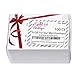 Gift Boutique 100 Mini Christmas Card Envelopes Holiday Card Holder Enclosure Red Bow Design Size 2 11/16