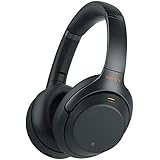 Sony Noise Cancelling Headphones WH1000XM3: Wireless Bluetooth Over the Ear Headphones with Mic and Alexa voice control - Industry Leading Active Noise Cancellation - Black (WH1000XM3B)