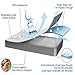 ABAKAN Queen Size Mattress Protector Waterproof Cooling Breathable Mattress Cover Bed Cover 18 Inch Deep Pocket Machine Washable Noiseless Bed Cover 60x80 Inch