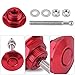 Qiilu Universal Quick Release Latch Push Button Low Profile Hood Pins Lock Car Lock Clip Kit 1.25