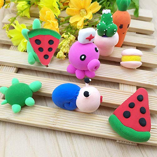 iFergoo 24 Colors Air Dry Clay, Magic Clay Artist Studio Toy, No-Toxic Modeling Clay & Dough, Creative Art DIY Crafts, Gift for Kids (24 Colors Modeling Clay)