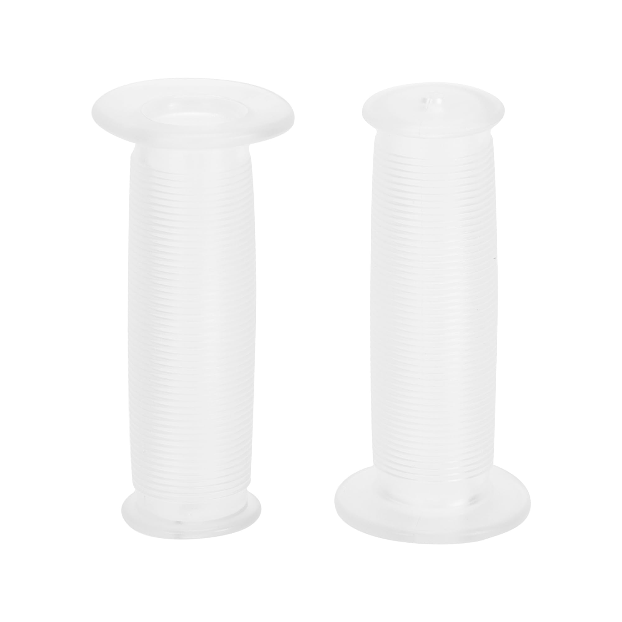 TUCKBOLD Bike Handlebar Grips Covers 100mm Long Soft | Bicycle End Grips Protector Unpainted 1 Pair
