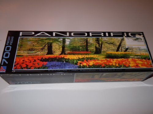 700 Pc. Panorific Puzzle - Floral Vista