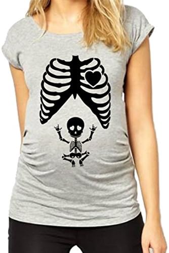 HappyBerry Women Maternity T Shirt Funny Graphic Tee Cute Tops for Pregnancy