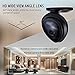 UOKOO Security Wireless Camera, 1280x720p Home Surveillance Camera, Baby Video Monitor with Night Vision-Two Way Audio Black