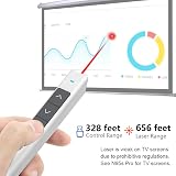 Norwii N26 Wireless Presentation Clicker with Red Pointer 100m Range view 2