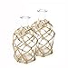 Hosley Set of 2 Glass Farm-House Vases, Rope Wrapped, Coastal Style. Ideal Gift for Floral Arrangements Spa, Aromatherapy, Nautical Votive Tea Light Candle Garden, Essential Oil Diffuser DWDOO O9