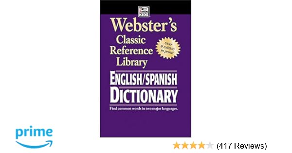 Amazon Com Webster S English Spanish Dictionary 9780769615905