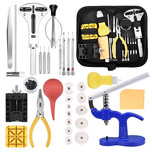 ETEPON Watch Repair Kit Professional Watchmaker's Tools Watch Case Back Opener Tool Kit [Updated] ET017 - Thumbnail 6