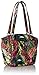 Vera Bradley Women's Cotton Glenna Satchel Purse, Autumn Leaves, One Size