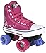 Roller Skates for Girls | HYPE Pixie Kid’s Quad Roller Skates with High Top Shoe Style for Indoor / Outdoor Skating | Durable, Easy to Skate, Made for Kids (Blue, Pink)