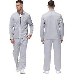 MoFiz Men's Tracksuits,Full Zip Sweat Suits For