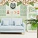 Ms Bloom Artificial Plants Fake Ivy Vines | 12 Pack 84 Feet | Fake Leaves Greenery Garland | Silk Hanging Plants | Faux Foliage For Rustic Garden Wedding | Tropical Home Party Wall Decorations (Ivy)