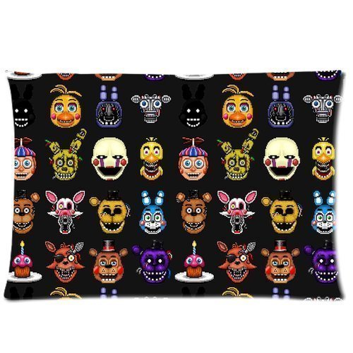 Five Nights At Freddys Pillowcase Rectangle Zippered Two Sides Design Printed.. 17 51CBoQW isL