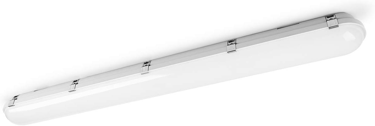 LED Vapor Tight Light, 40W 4400 Lumens LED Vapor Proof Light, 100W Equivalent, 0-10V Dimmable, 5000K, IP65 Warerproof, 100-277V, Led Light Fixture for Garage Workshop Car Park Warehouse - 1 Pack