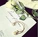 P.phoebus Yellow Gold White Pearl Vintage Jewelry Rhinestone Open Adjustable Knuckle Finger Rings 925 Sterling Silver Plated For Women Men (rings)