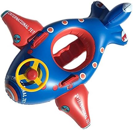 dtit Baby Pool Float Inflatable Airplane Baby Kids Toddler Infant Swimming Float Seat Boat Pool Ring Summer Play Lounger Beach Toys