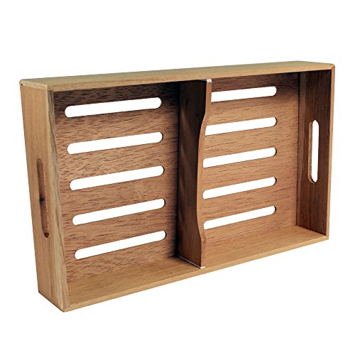 Spanish Cedar Tray Cigar Tray, Adjustable Divider, Fits Large Humidors