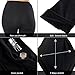 Fengbay High Waist Yoga Pants, Pocket Yoga Pants Tummy Control Workout Running 4 Way Stretch Yoga Leggings Black, M