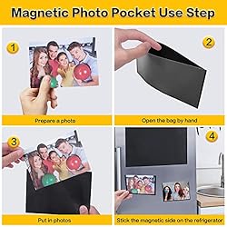 YixangDD 5 Pcs Magnetic picture frames for