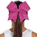 Glitter Performance Hair Bow Glitter Silver