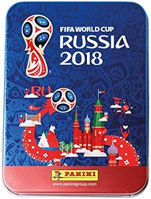 Panini - Mundial Rusia 2018 Caja metálica con 5 sobres (25 stickers): Amazon.es: Juguetes y juegos