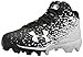 Under Armour Men's Leadoff Mid RM Baseball Cleats, Black/White V1, 10