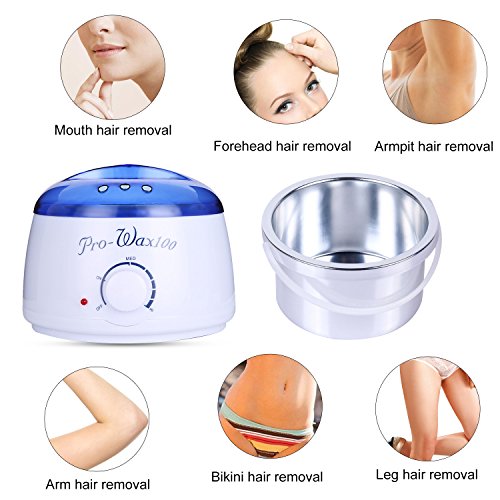 Silkyskin Wax Warmer, Yevita Hair Removal Waxing Kit Electric