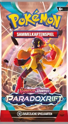 Pokémon-Sammelkartenspiel: Boosterpack-Display-Box Karmesin & Purpur – Paradoxrift (36 Boosterpacks) 4