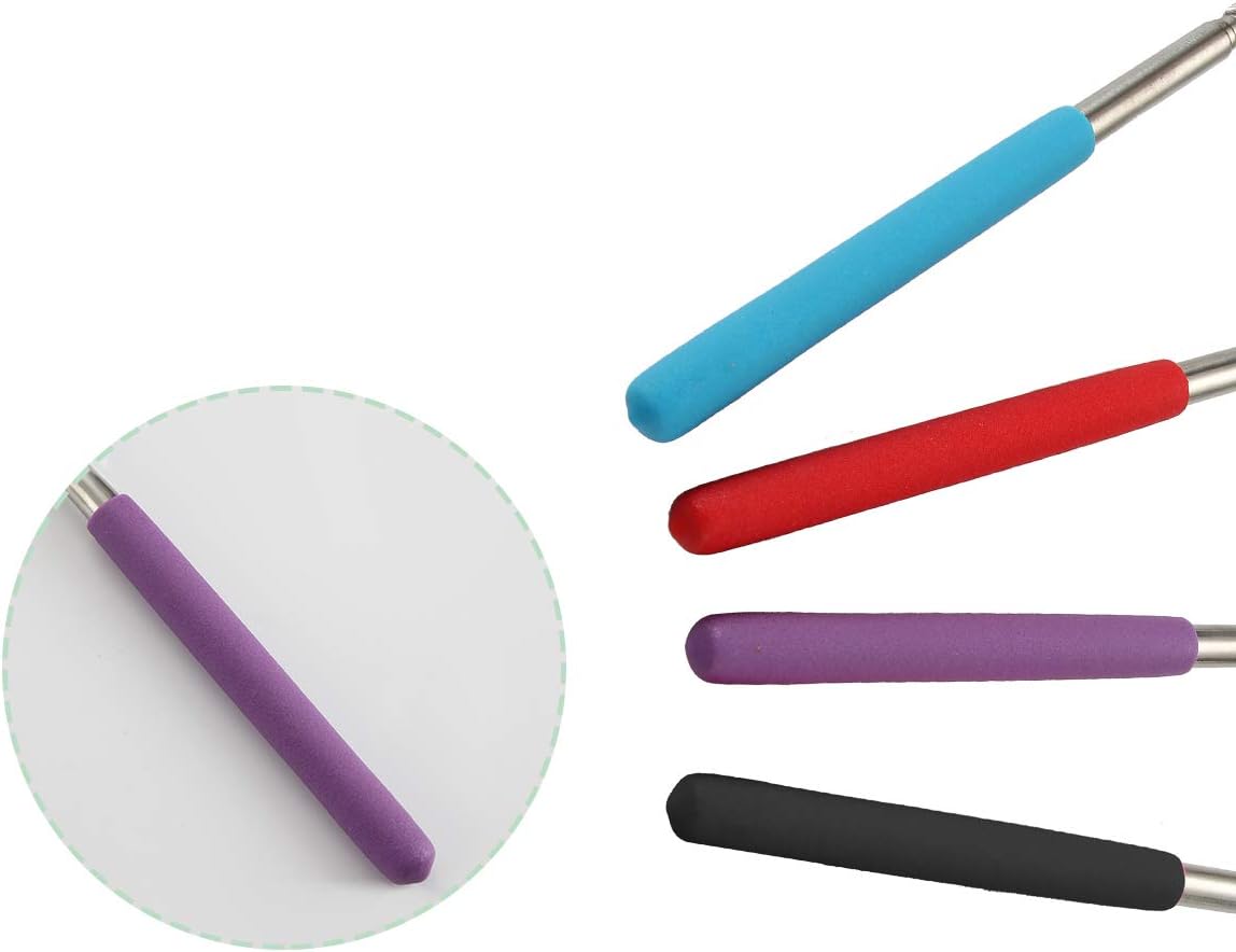 (4-Pack) Plazuria Portable Extendable Telescopic Bear Claws Metal Back Scratchers/Hand Massager/Backslap with Rubber Handles: Health & Personal Care