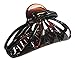 Parcelona French Rain Drop Small 2 3/4 Inch Celluloid Shell Claw Jaw Hair Clip for Fine Hair Types (Shell)