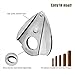 Monsiter Tears Type Cigar Cutter Super Sharp Double Blades Guillotine Gift Box