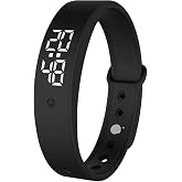 Wrist Alarm Clock Smart Silent Timer Clock Medication Vibrating Reminder | Pill Reminder With 3 Alarms for Kids, Bedroom, Travel, Women, Adults, Men, Teens, Dorm, Elderly