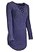 DREAGAL Women's Plunge Neck Lattice Lace Up Bodycon Mini Dress Blue Small