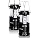 [2 Pack] Ultra Bright LED Lantern, APOLLED Portable Outdoor LED Camping Lantern Flashlights for Outages, Hiking, Emergencies, Camping(Black, Collapsible)