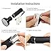 Hinmay UV Blacklight Flashlight, Super Bright 100 LED # 1 Best Powerful Black Light Flashlight 395NM Ultraviolet Urine Detector Flashlight for Home & Hotel Inspection, Pet Urine & Stain Detection