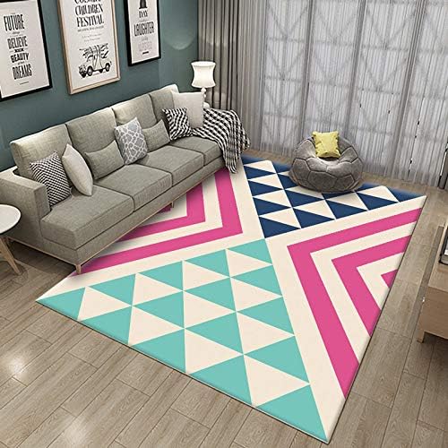 Rug Abstract Modern Area Anti-Skid Rectangle Carpet Easy to Clean Stain Resistant for Living Room Bedroom Indoor Outdoor Mat GTMYUK,D,200x300cm