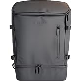 Duchamp Laptop Backpack Carry-On | Rubberized exterior with organization pockets | Zipper Closure| Black