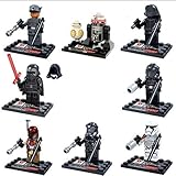 NW 8 Pcs Dargo Building Blocks Super Heroes Star Wars Minifigures BB8 KYLO REN SABINE R5D4 r2d2 TIE Pilot White Solider Figures ( Without Original Box )