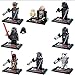 NW 8 Pcs Dargo Building Blocks Super Heroes Star Wars Minifigures BB8 KYLO REN SABINE R5D4 r2d2 TIE Pilot White Solider Figures ( Without Original Box )