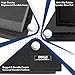 Pyle Sound Dampening Speaker Riser Foam - Audio Acoustic Noise Isolation Platform Pads Recoil Stabilizer w/ Rubber Base Pad For Studio Monitor, Subwoofer, Loudspeakers PSI12 (22.5 x 17.8 x 1.8 Inch)