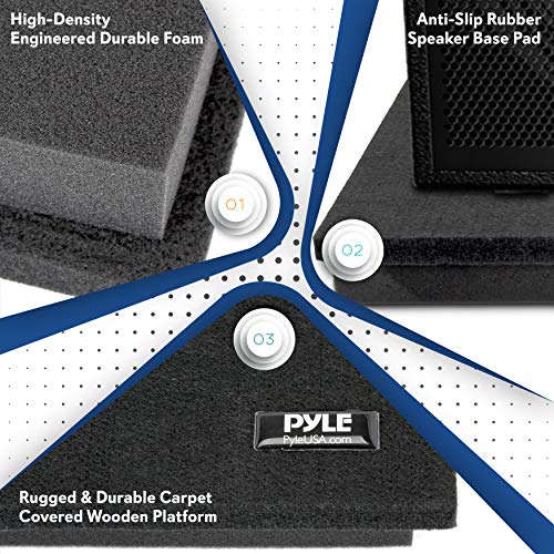 Sound Dampening Speaker Riser Foam Audio Acoustic Noise Isolation