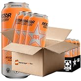 (Sold By Beverage For You) Rock Star Energy Recovery Orangeade, 16 Oz Can, 12 Pack