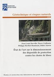 État de l'art sur le dimensionnement des dispositifs de protection contre les chutes de blocs